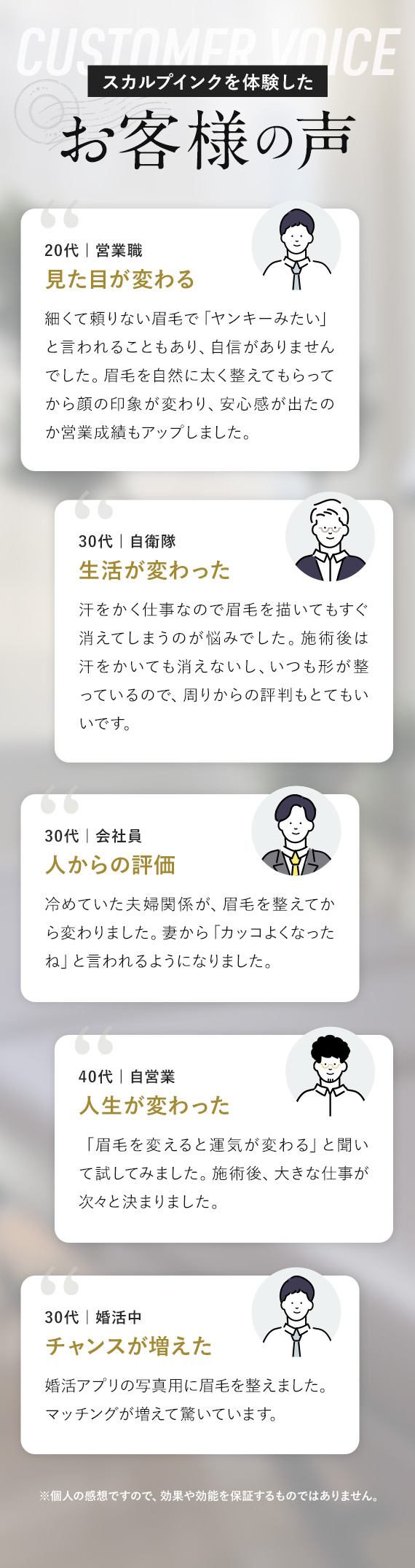 お客様の声